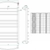 Полотенцесушитель электрический Grota EcoCalma 48 x 60 см, ширина 48 см, высота 60 см, крашеный белый