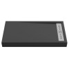 Поддон литьевой Bas Stella 100 x 90 см, ЛП00157, черный (pure black)