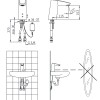 Сенсорный смеситель Oras Cubista 2814F для раковины, сенсорный