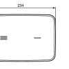 Бесконтактная панель смыва Ideal Standard Prosys Altes черная, R0130A6