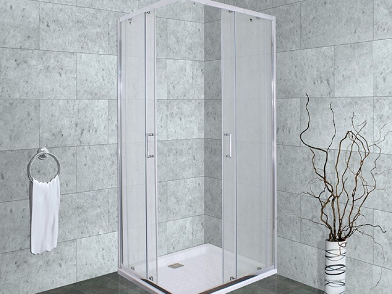 Душевой уголок Timo Altti-618 F Foggy Glass, стекло матовое дымчатое, 80 х 80 х 190 см