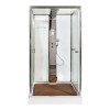 Душевая кабина Deto Z Z122 Espoo 120 x 90 x 220 см с подсветкой, с паром, хром