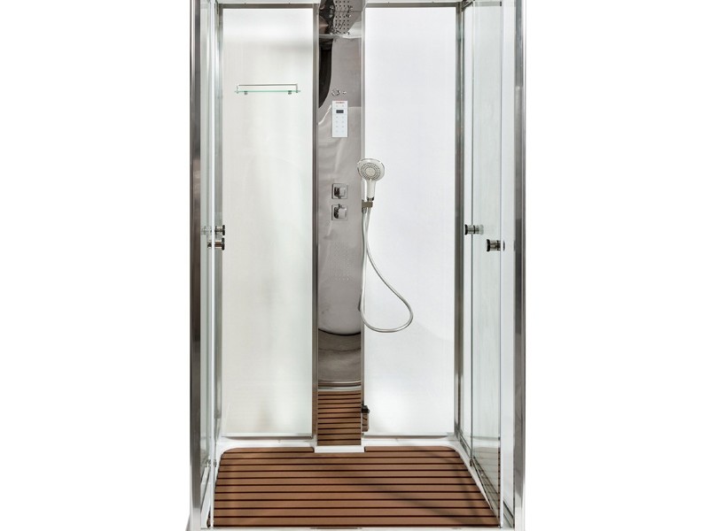 Душевая кабина Deto Z Z122 Espoo 120 x 90 x 220 см с подсветкой, с паром, хром