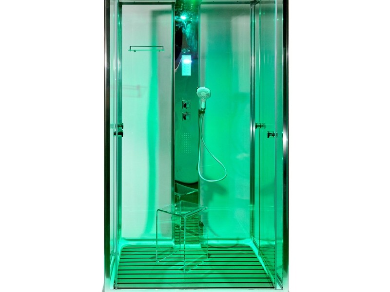 Душевая кабина Deto Z Z122 Espoo 120 x 90 x 220 см с подсветкой, с паром, хром