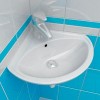 Раковина Santek Ирис-36 1WH110514, угловая, подвесная, цвет белый