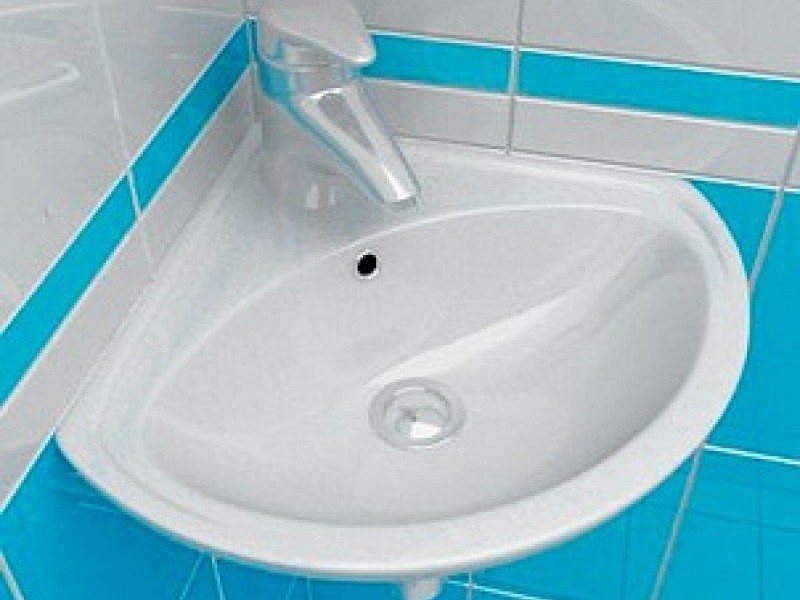 Раковина Santek Ирис-36 1WH110514, угловая, подвесная, цвет белый