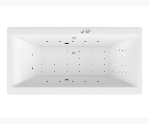 Ванна гидромассажная Excellent Pryzmat 190 x 90 см, NANO, хром, каркас в подарок