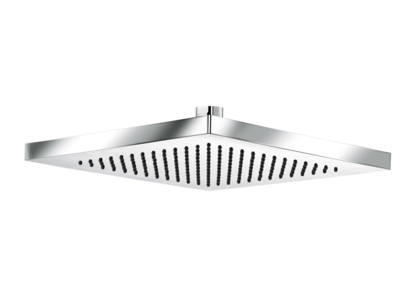 Верхний душ Kludi A-Qa Eco 6654105-00, 25 x 25 см квадратный, толщина 15 мм, 1 режим струи, без держателя, цвет хром
