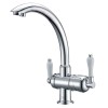 Смеситель Zorg Clean Water ZR 327 YF NICKEL для кухни под фильтр, цвет никель