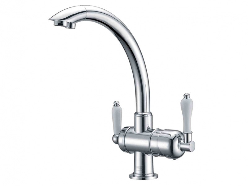 Смеситель Zorg Clean Water ZR 327 YF NICKEL для кухни под фильтр, цвет никель