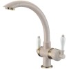 Смеситель Zorg Clean Water ZR 327 YF NICKEL для кухни под фильтр, цвет никель
