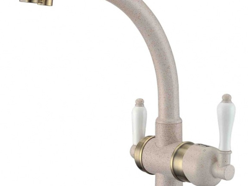 Смеситель Zorg Clean Water ZR 327 YF NICKEL для кухни под фильтр, цвет никель