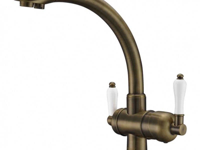 Смеситель Zorg Clean Water ZR 327 YF NICKEL для кухни под фильтр, цвет никель