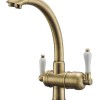 Смеситель Zorg Clean Water ZR 327 YF NICKEL для кухни под фильтр, цвет никель