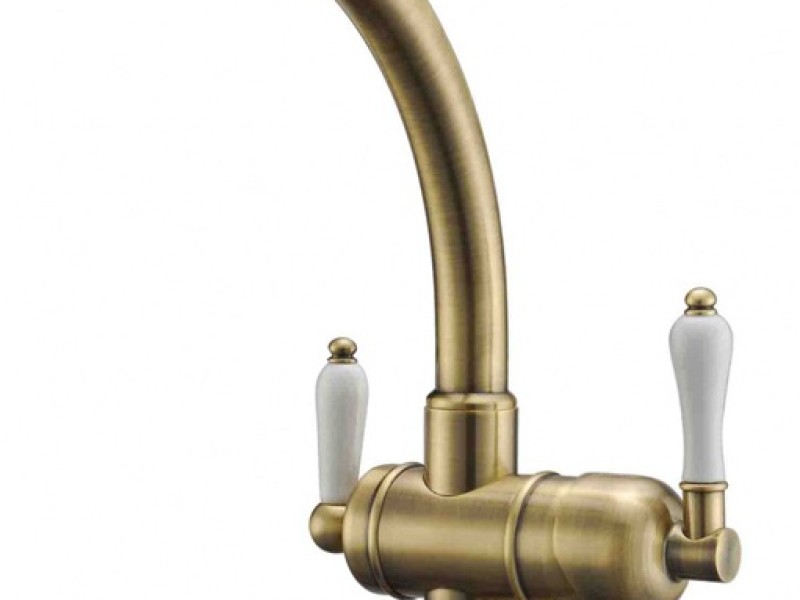 Смеситель Zorg Clean Water ZR 327 YF NICKEL для кухни под фильтр, цвет никель