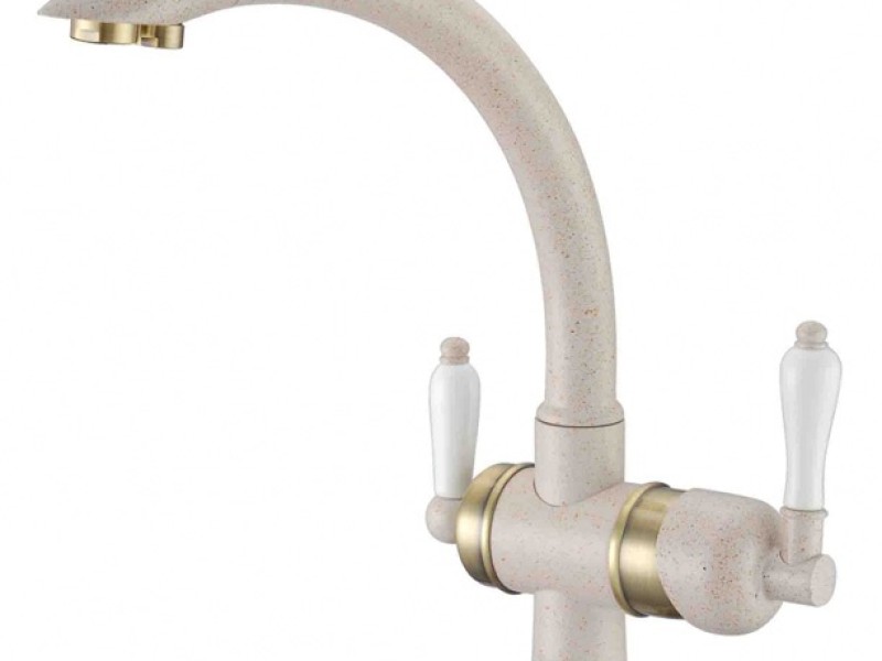 Смеситель Zorg Clean Water ZR 327 YF NICKEL для кухни под фильтр, цвет никель