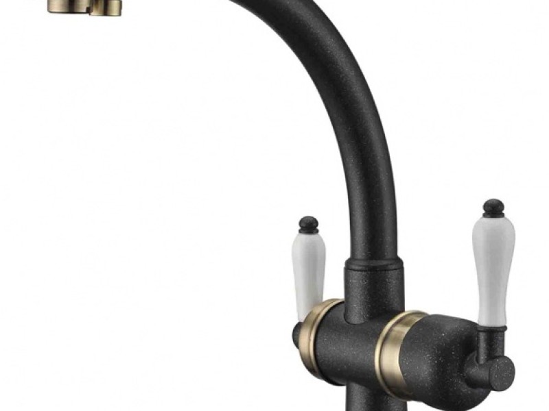 Смеситель Zorg Clean Water ZR 327 YF NICKEL для кухни под фильтр, цвет никель