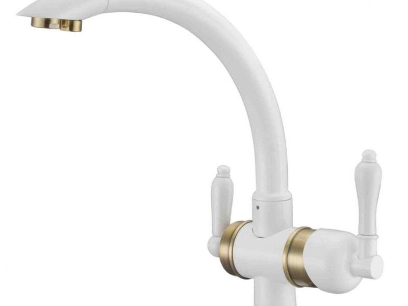 Смеситель Zorg Clean Water ZR 327 YF NICKEL для кухни под фильтр, цвет никель