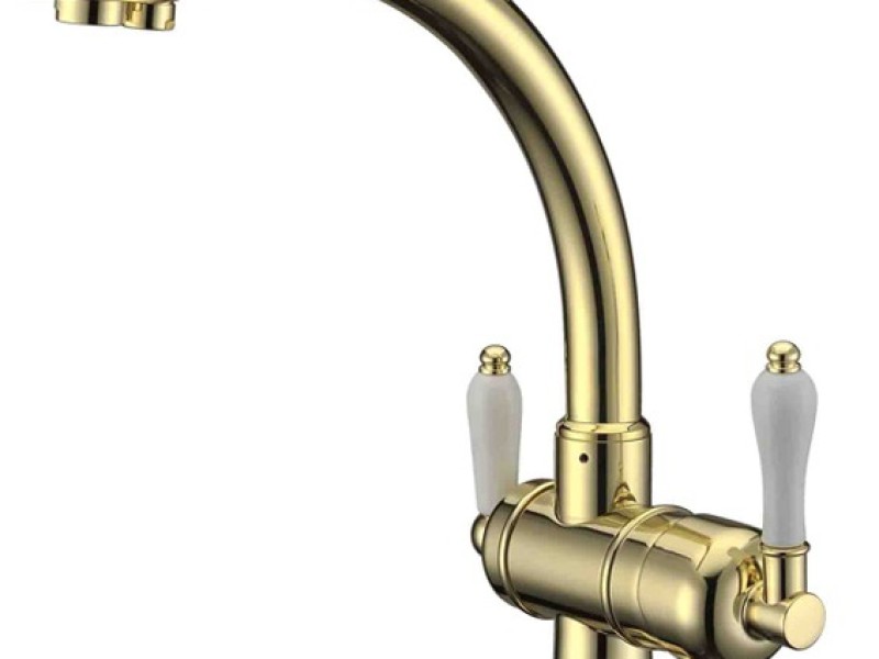 Смеситель Zorg Clean Water ZR 327 YF NICKEL для кухни под фильтр, цвет никель