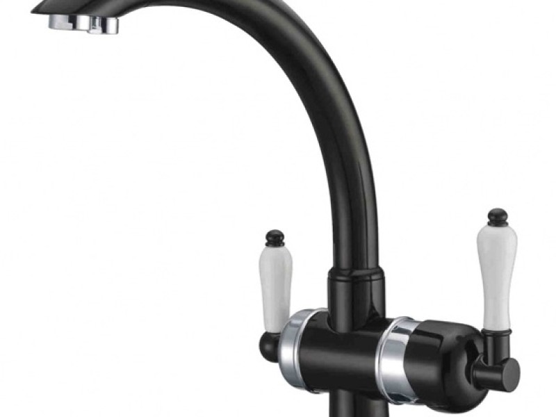 Смеситель Zorg Clean Water ZR 327 YF NICKEL для кухни под фильтр, цвет никель