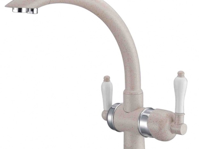Смеситель Zorg Clean Water ZR 327 YF NICKEL для кухни под фильтр, цвет никель