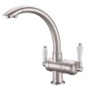 Смеситель Zorg Clean Water ZR 327 YF NICKEL для кухни под фильтр, цвет никель