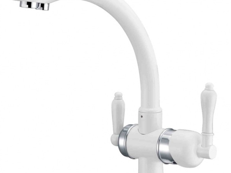 Смеситель Zorg Clean Water ZR 327 YF NICKEL для кухни под фильтр, цвет никель