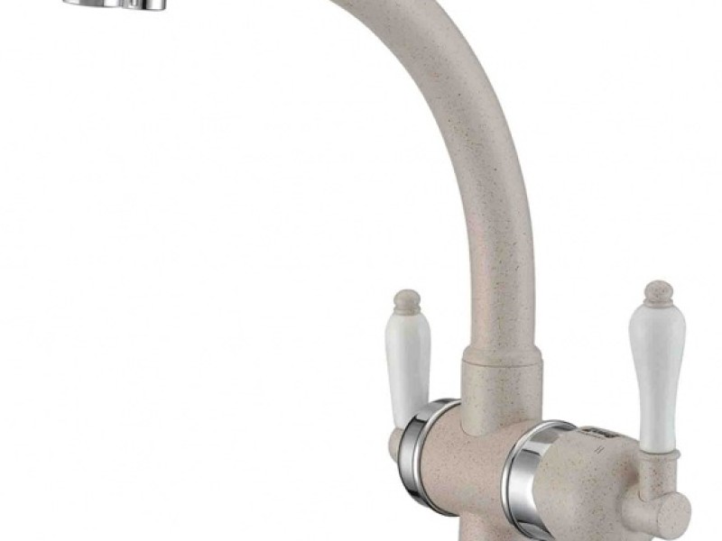 Смеситель Zorg Clean Water ZR 327 YF NICKEL для кухни под фильтр, цвет никель