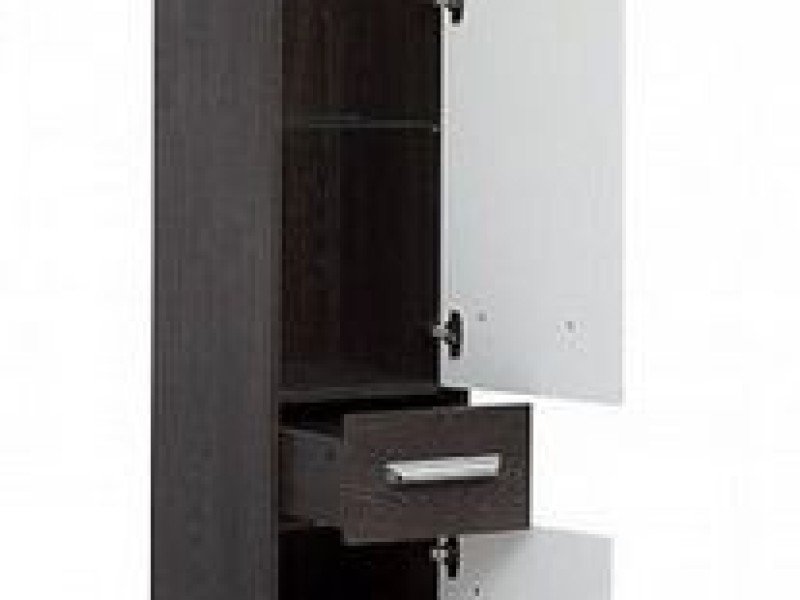 Пенал Aquanet Остин 00200920 35 см напольный/подвесной, цвет дуб кантербери/белый