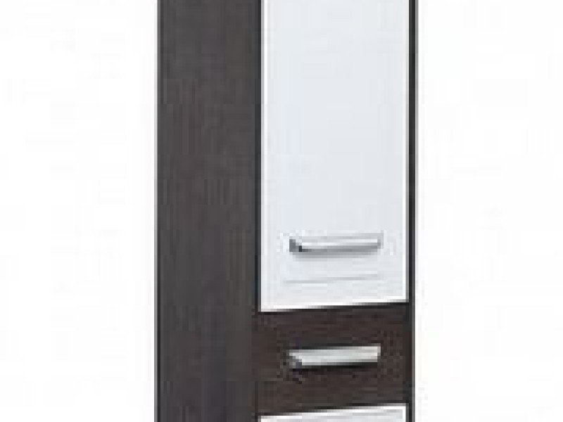 Пенал Aquanet Остин 00200920 35 см напольный/подвесной, цвет дуб кантербери/белый