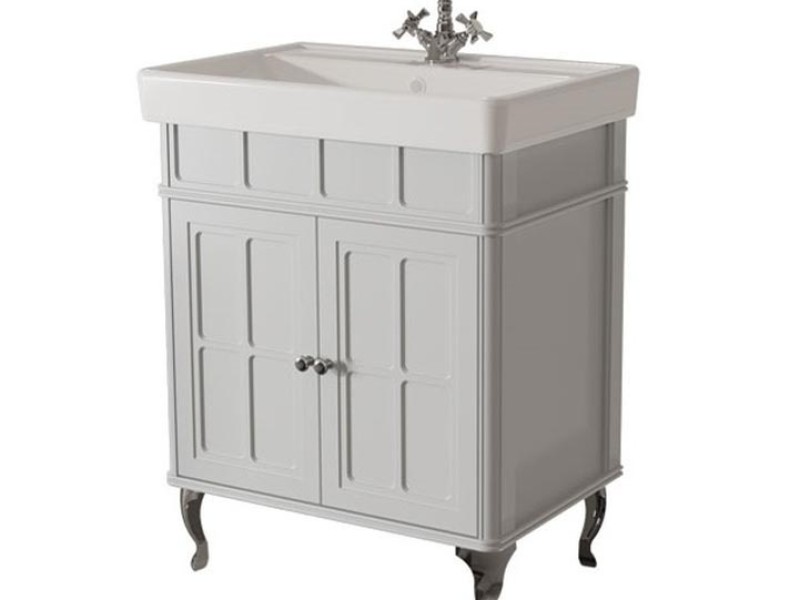 Тумба под раковину Caprigo Borgo 70 33418, цвет B-177 bianco grigio