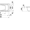 Стальная ванна Laufen Palladium 2.2510.0.000.040.1 180х80 см без ручек