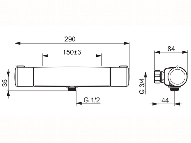 Смеситель Oras Nova 7460 для душа