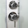 Душевая кабина Deto A 01 100 x 100 см, с крышей, Led с кнопкой