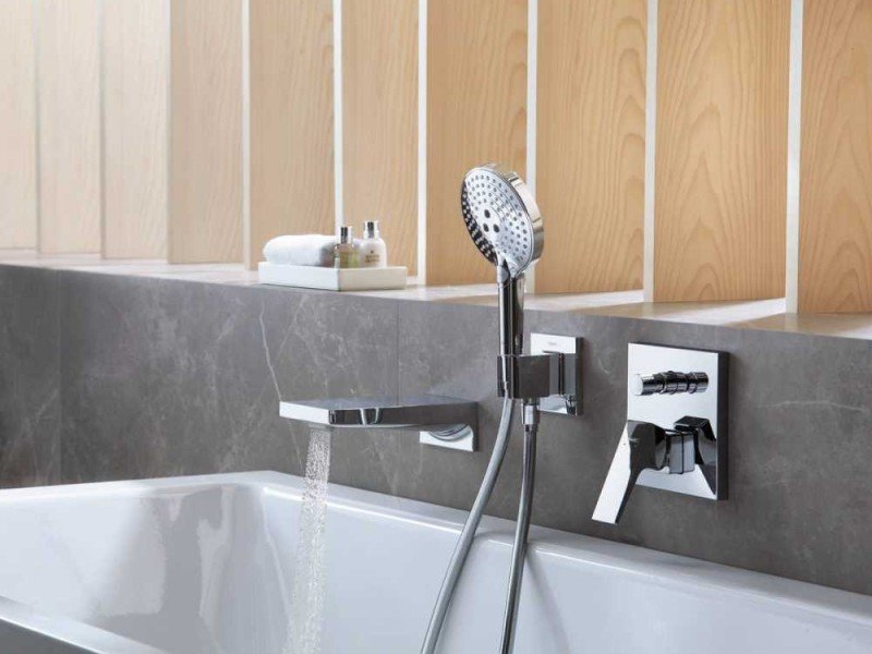 Смеситель Hansgrohe Metropol для ванны, черный хром, 32546340