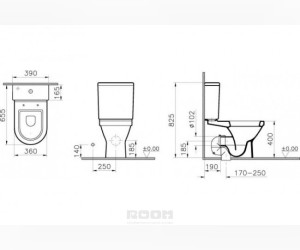 Напольный унитаз Vitra S50 5332B003-0585