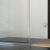 Душевая дверь в нишу Ravak Brilliant BSD3-110, левая/правая, профиль хром, витраж транспарент, 0ULD0A00Z1/0UPD0A00Z1