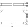 Полотенцедержатель 3SC Stilmar STI 613 60 см, перекладина, античная медь