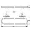 Держатель для полотенца Grohe Selection 41058GN0, 80 см, золото матовое