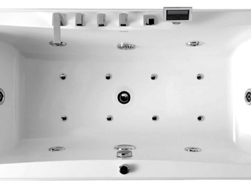 Ванна гидромассажная акриловая Gemy G9076 K, 177 х 81 см