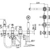 Смеситель Bandini Antico 5161400000G для ванны/душа, хром/ручка металлическая Antico