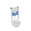 Инсталляция Ideal Standard ProSys SmartFlush R029901 с унитазом TESI AquaBlade T007901, клавиша, сиденье микролифт, комплект