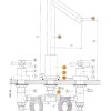 Смеситель Bandini Giob 2 606400050 для ванны (6067400050/6069400050)