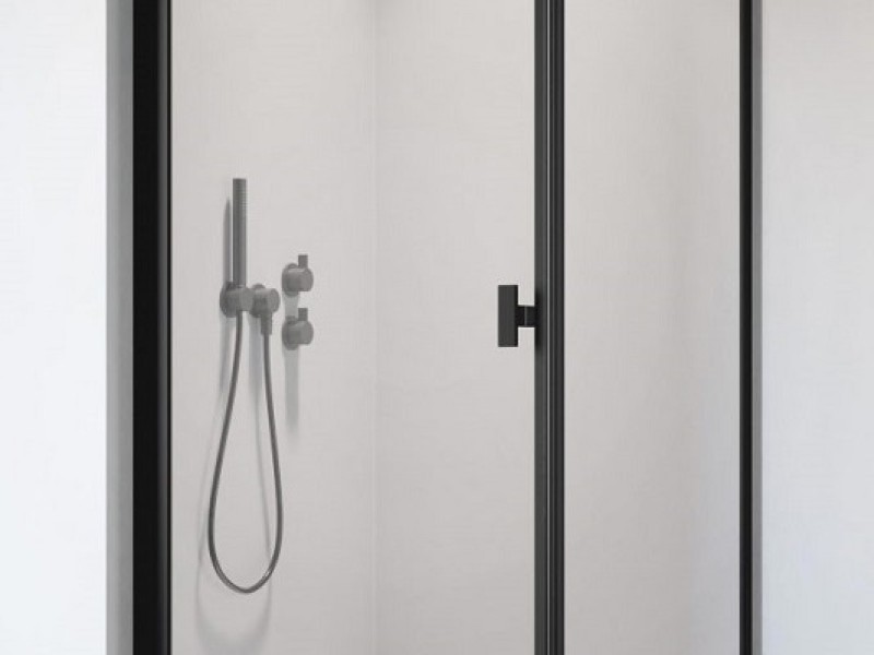 Душевой уголок Radaway Nes 8 Black KDJ I Frame, 100 x 70 см, левая дверь, стекло Frame, профиль черный