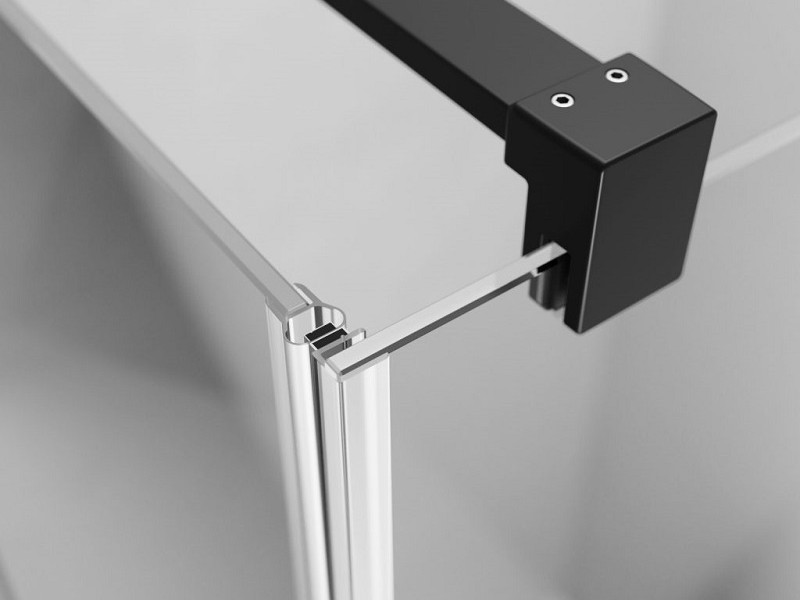 Душевой уголок Radaway Nes 8 Black KDJ I Frame, 100 x 70 см, левая дверь, стекло Frame, профиль черный
