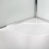 Душевая кабина Deto D D90S LED 90 x 90 см, с крышей и LED подсветкой
