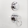 Душевая кабина Deto D D90S LED 90 x 90 см, с крышей и LED подсветкой