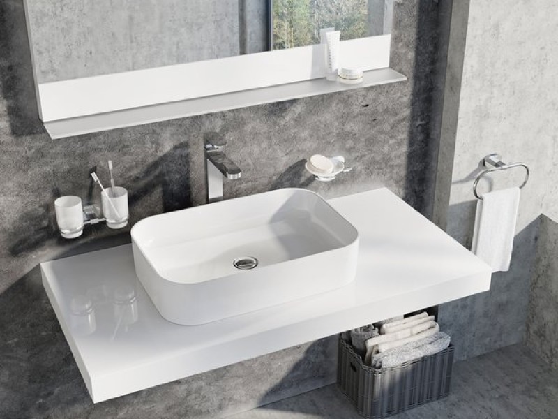 Раковина Ravak Ceramic Slim R, 55 х 37 см, цвет белый, XJX01155002