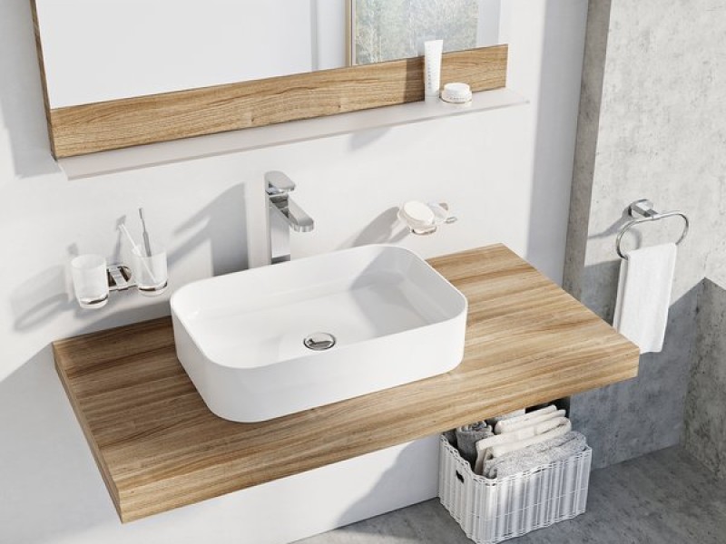 Раковина Ravak Ceramic Slim R, 55 х 37 см, цвет белый, XJX01155002