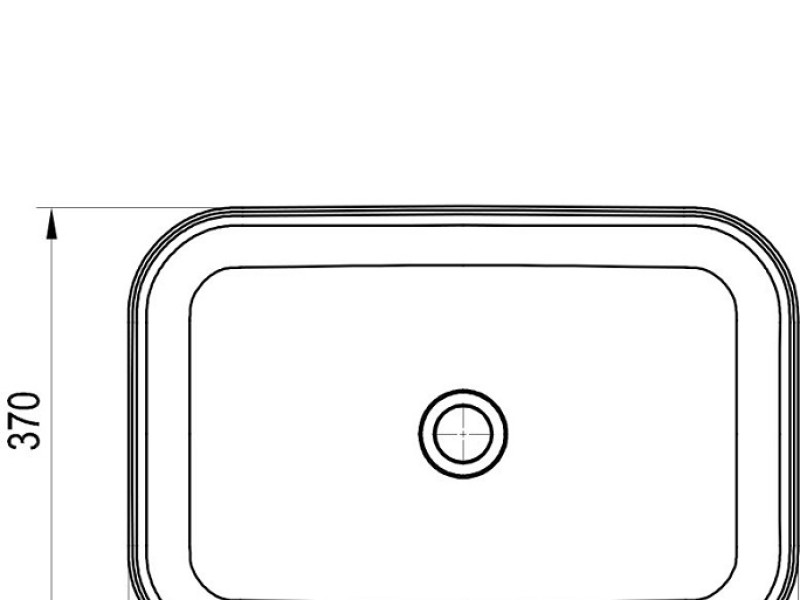 Раковина Ravak Ceramic Slim R, 55 х 37 см, цвет белый, XJX01155002